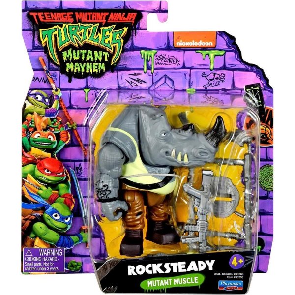 TMNT Mutant Mayhem - Rocksteady Mutant Muscle - Playmates