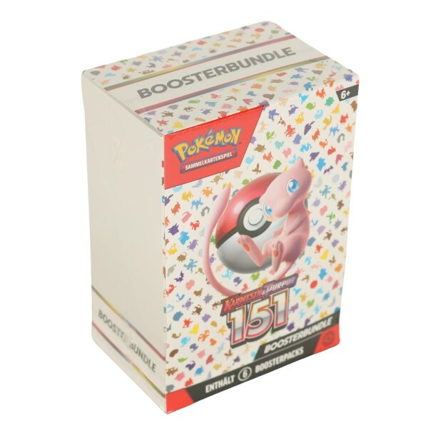 Pokemon 3.5 Karmesin & Purpur 151 - Boosterbundle - deutsch