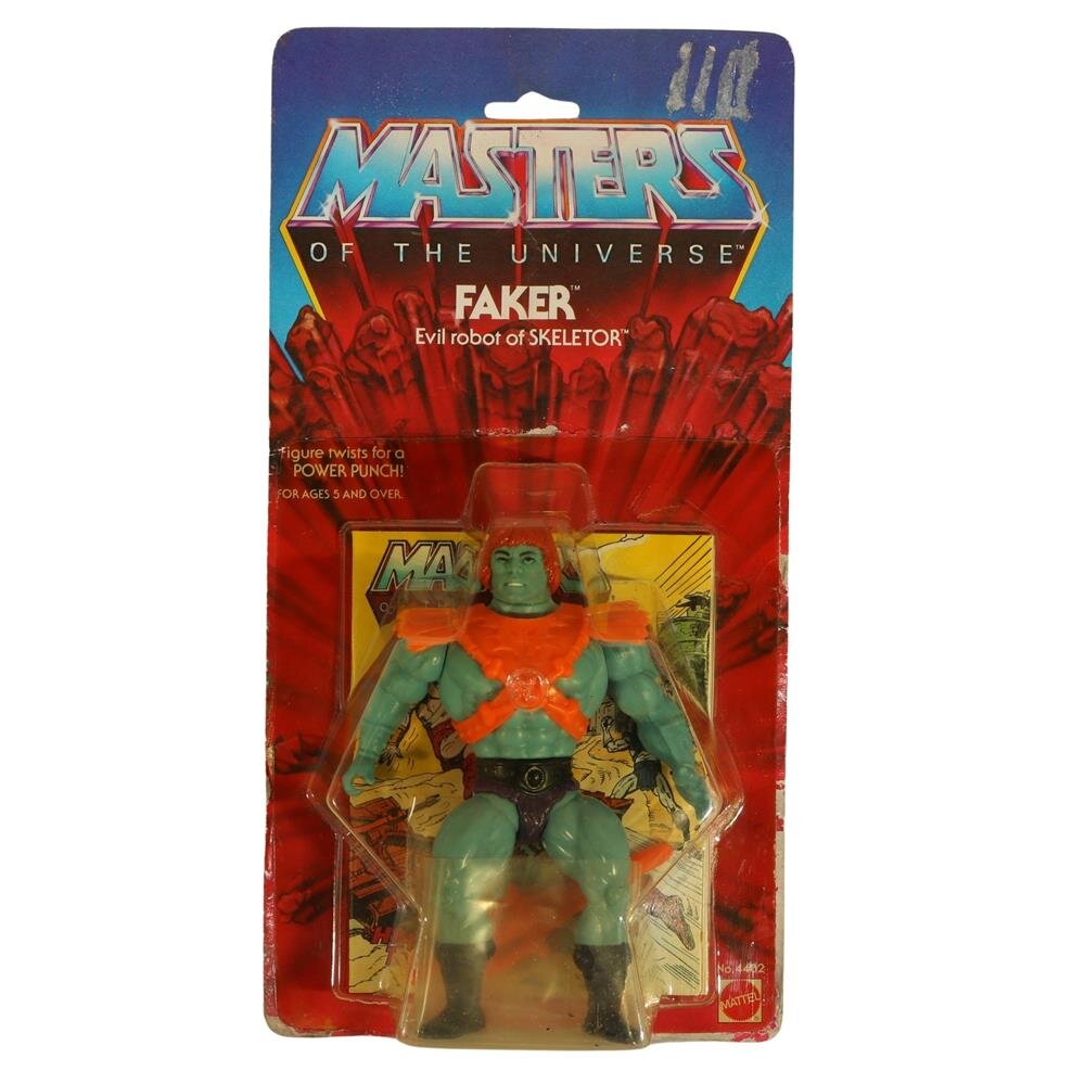 MATTEL Vintage 80’s MOTU Maitre De L’univers Figurine FAKER