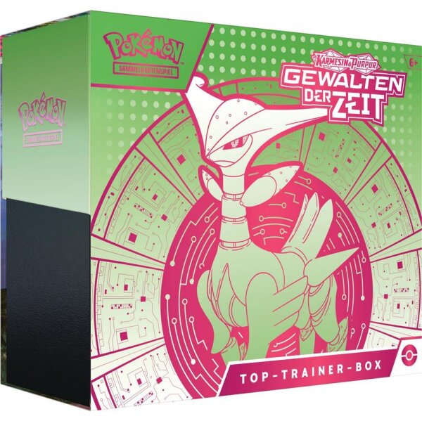 Pokemon Karmesin & Purpur Gewalten der Zeit - Eisnblatt Top Trainer Box - DEUTSCH