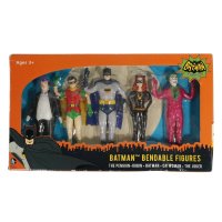 NJ Croce DC Batman Classic TV Series - 4 Pack Bendable...