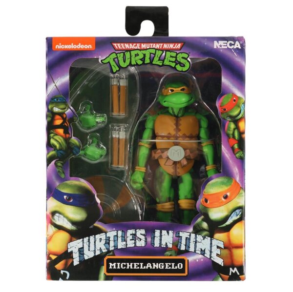 Michelangelo - TMNT / Teenage Mutant Ninja Turtles in Time - NECA - MISB