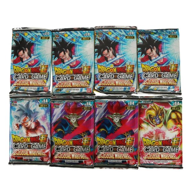 Bandai Dragon Ball Super Card Game - 8x Colossal Warfare Booster B02 - OVP / engl.