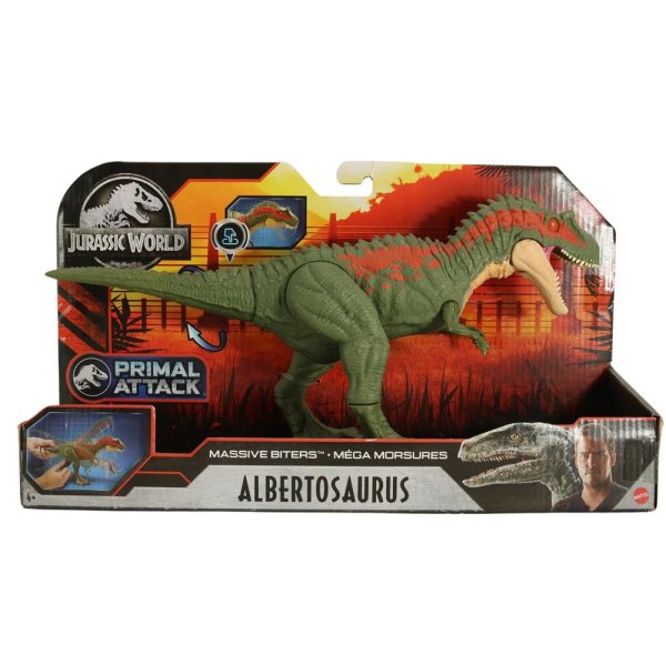 Mattel - Jurassic World Primal Attack - Albertosaurus - MISB