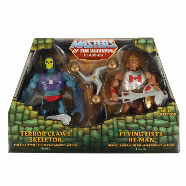 MotU Classics – Terror Claws Skeletor & Flying Fists He-Man – MOC / MISB