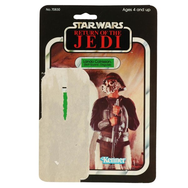 Star Wars Vintage - ROTJ 65 Cardback (Lando Calrissian Skiff Guard) - lose