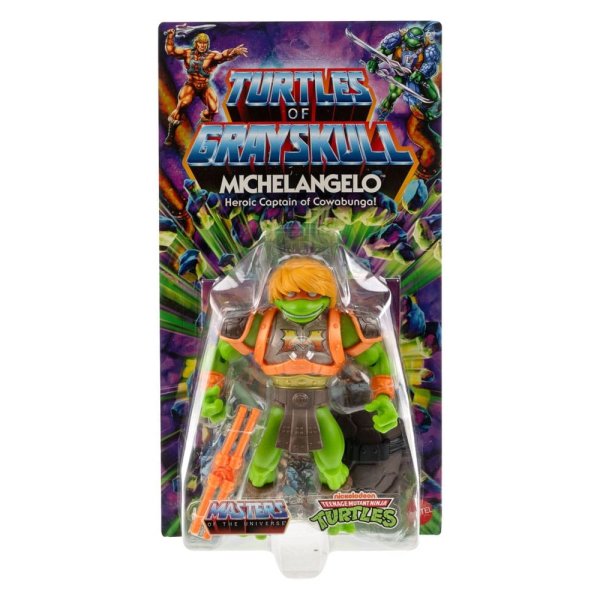 Mattel - Turtles of Grayskull TMNT / MOTU Origins - Michelangelo - EU MOC