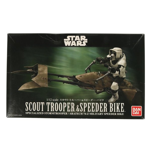 Star Wars Bandai 1/12 – Speeder Bike + Scout Trooper – MIB