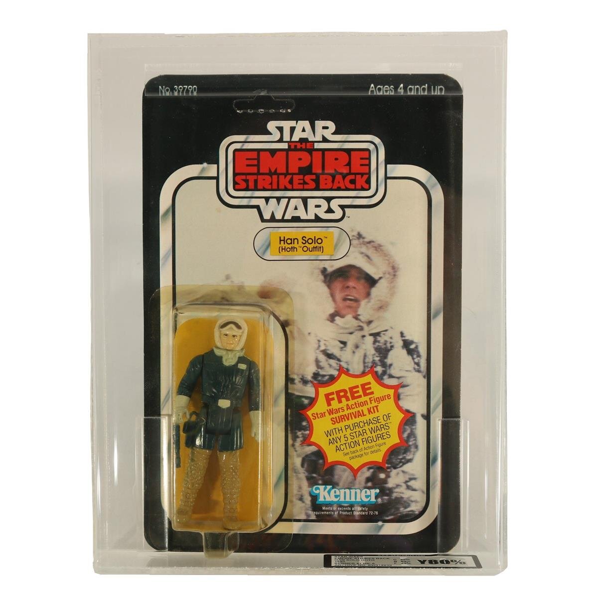 Star Wars Vintage - Han Solo Hoth (ESB / 41 Back A) - AFA / UKG 