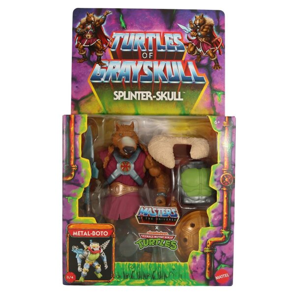 Mattel - Turtles of Grayskull TMNT / MOTU Origins - Splinter Skull - EU MISB