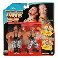 WWF Hasbro – The Bushwackers Butch & Luke (Series 2) Blue Card - MOC