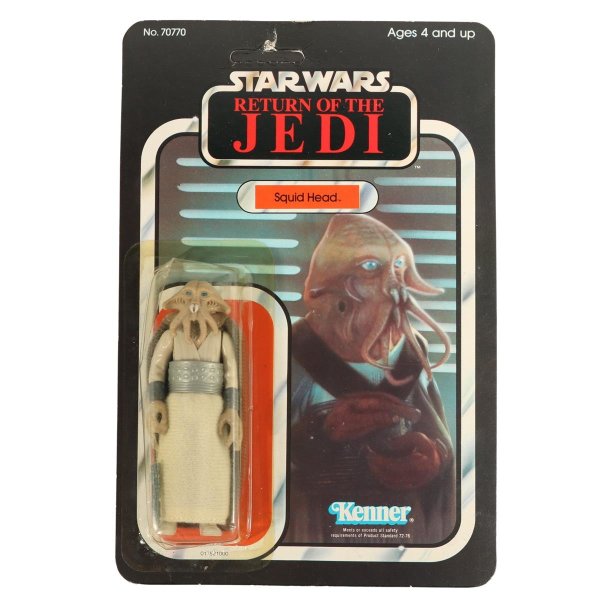 Star Wars Vintage - Squid Head - ROTJ 65 Back (Tsukuda) - MOC