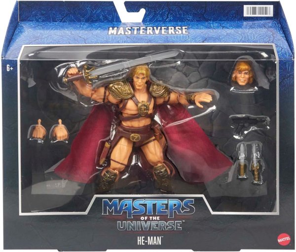 Masters of the Universe / MOTU - Masterverse Deluxe He-Man (Movie) - MISB