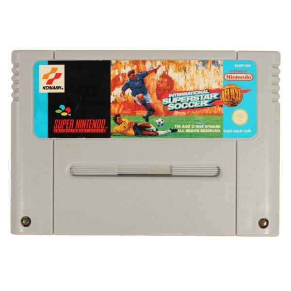International Superstar Soccer Deluxe - Modul - gebraucht / sehr gut - Super Nintendo / SNES