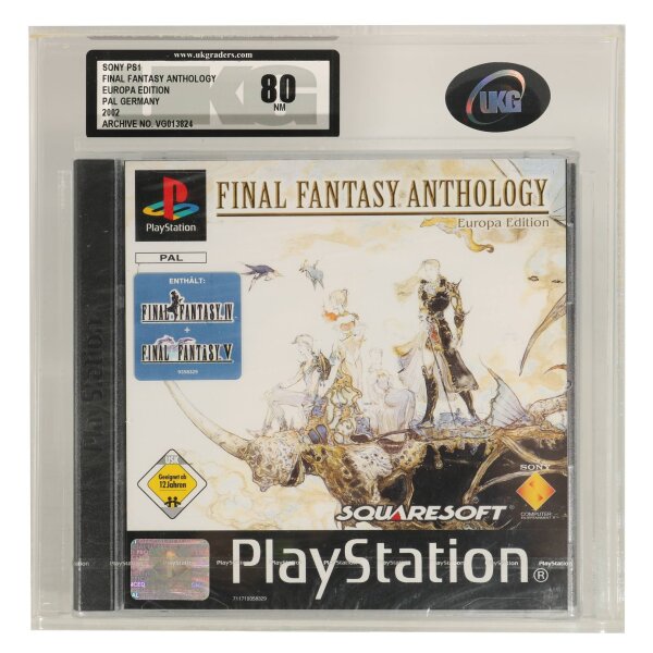 Final Fantasy Anthology - UKG Grading 80 NM - neu / sealed - Playstation 1