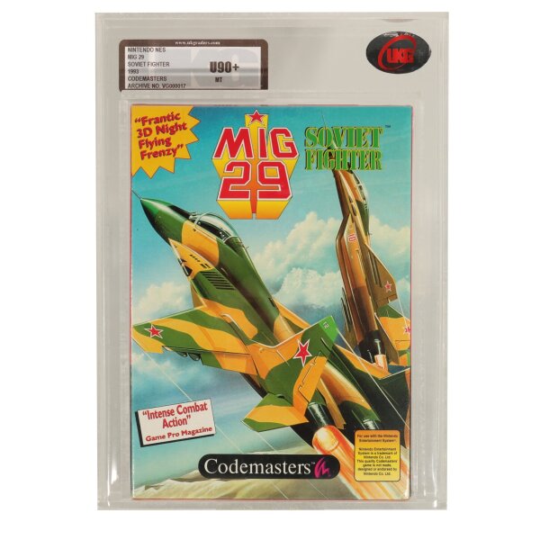 MIG 29 - Soviet Fighter - UKG Grading U90+ - neu / sealed - Nintendo NES