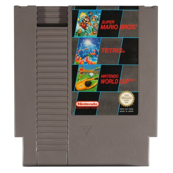 Marios Bros / Tetris / World Cup - Modul - gebraucht / sehr gut - Nintendo / NES