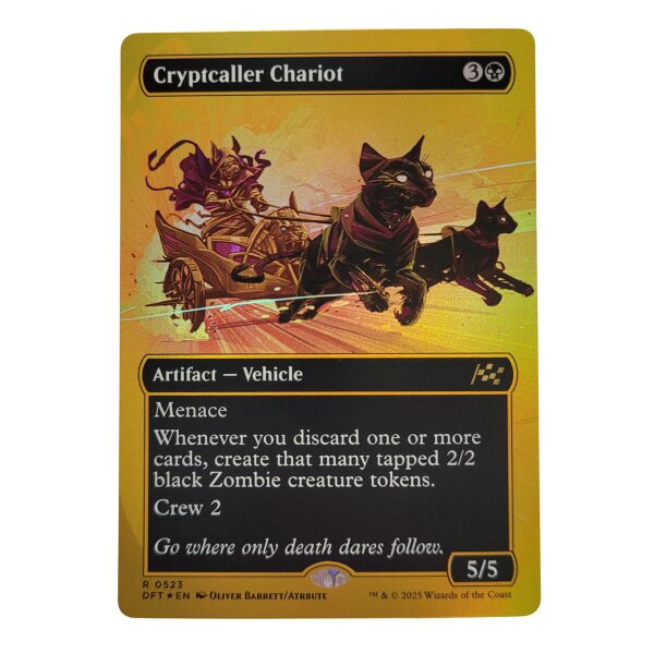 Magic The Gathering - Cryptcaller Chariot - Aetherdrift - Special Guest - Near Mint