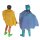 Batman & Robin - lose / komplett - Mego DC Super Heroes