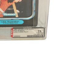 Luke X-Wing Pilot - MOC POTF AFA 75 - Star Wars Vintage