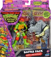 Raph vs Rocksteady Battle Pack - Mutant Mayhem TMNT /...