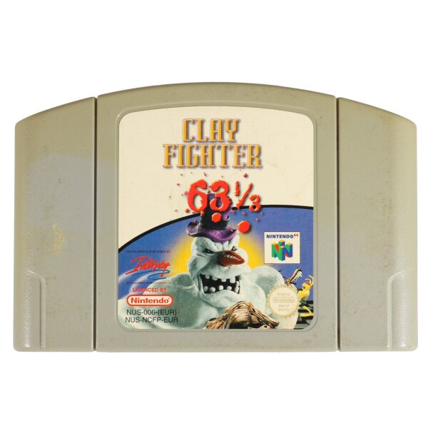 Clay Fighter  - Modul - gebraucht / gut - Nintendo 64 / N64
