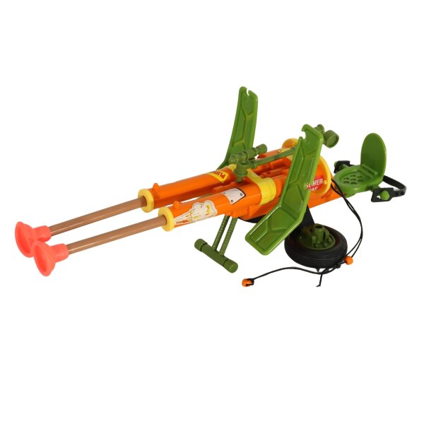 Double Barreled Plunger Gun  - lose / komplett - Vintage TMNT / Ninja Turtles