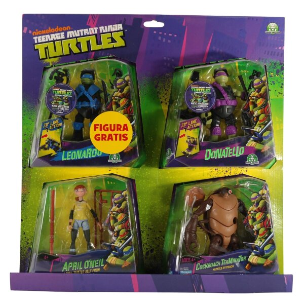 TMNT 4 Pack - MOC - Teenage Mutant Ninja Turtles - Nickelodeon