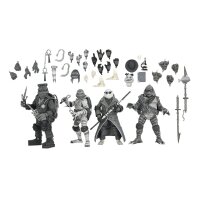 Universal Monster Black & White Turtles 4-Pack - MISB - TMNT - NECA