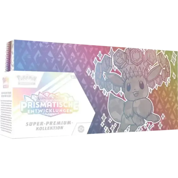 Pokemon TCG - Prismatische Entwicklungen - Super Premium-Kollektion Evoli - neu / sealed