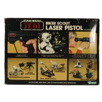 Biker Scout Laser Pistol - RotJ MIB - Star Wars Vintage