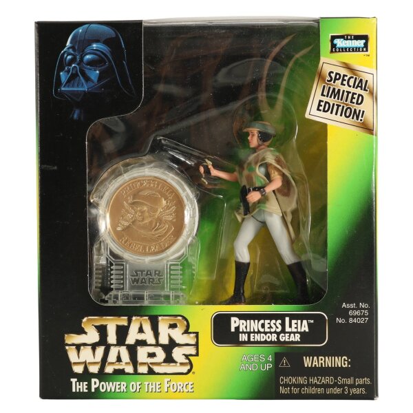 Princes Leia in Endor Gear Limited Edition - MISB - Star Wars POTF 2