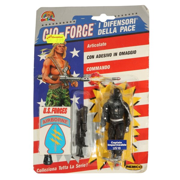 Captain Impermeable US 18 - MOC -  Remco GIO-Force / American Defense