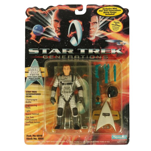 Captain James T. Kirk in Space Suit - MOC - Star Trek