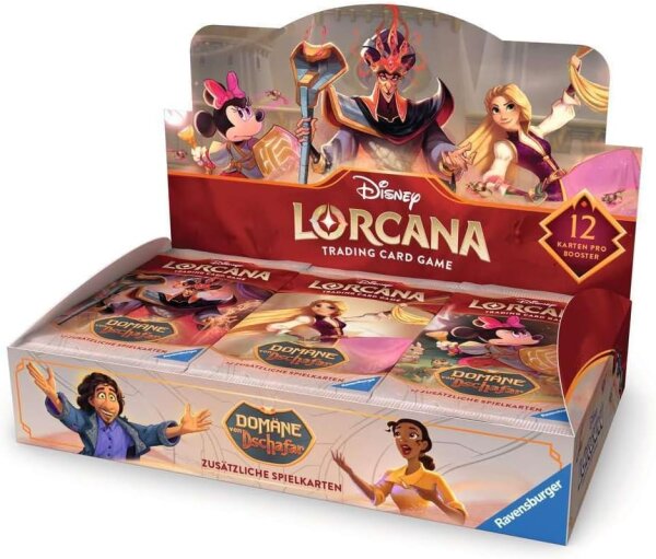 Disney Lorcana - Domäne von Dschafar - Booster Display - deutsch