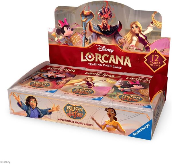 Disney Lorcana - Domäne von Dschafar - Booster Display - englisch