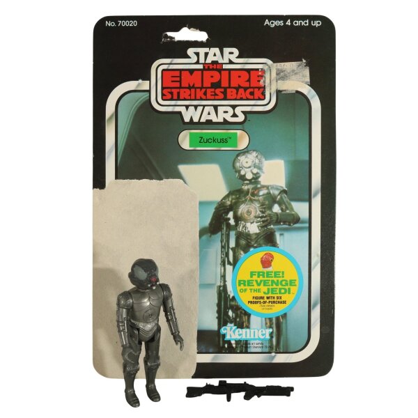 Zuckuss - lose / komplett + Cardback - Star Wars Vintage