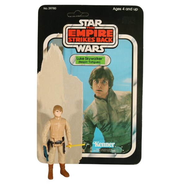 Luke Skywalker (Bespin Fatigues) - lose / komplett + Cardback - Star Wars Vintage