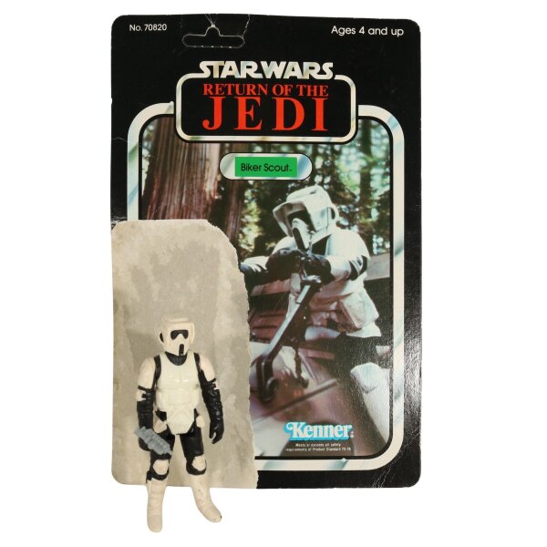 Biker Scout - lose / komplett + Cardback - Star Wars Vintage