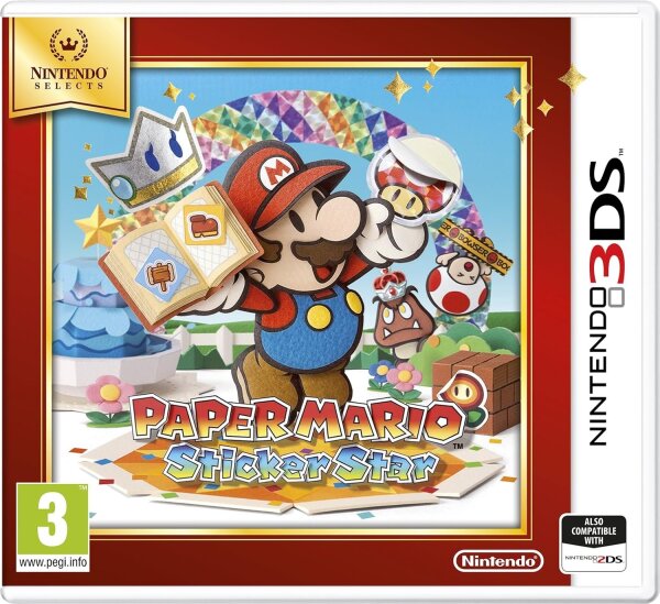 Paper Mario: Sticker Star - neu / sealed - Nintendo 3DS - PEGI