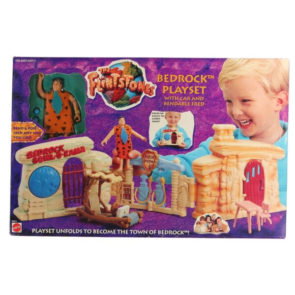 Bedrock Playset - MISB - The Flintstones Mattel
