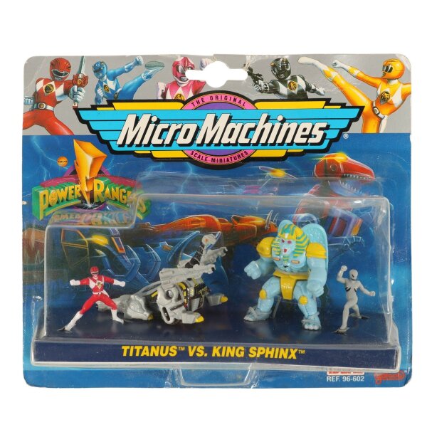 Power Rangers Titanus vs. King Sphinx - MOC - Galoob / Ideal Micro Machines