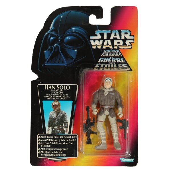 Han Solo in Hoth Gear - Star Wars POTF 2 / Orange Card - MOC