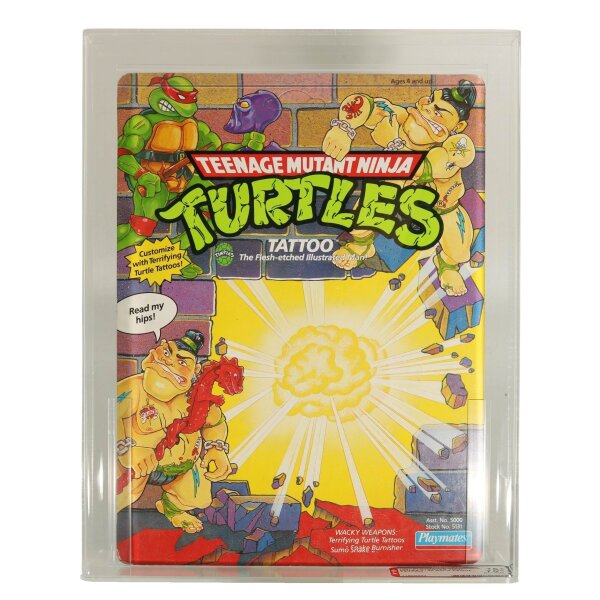 Tattoo - Proof Card AFA 75+ EX+/NM - TMNT / Teenage Mutant Ninja Turtles