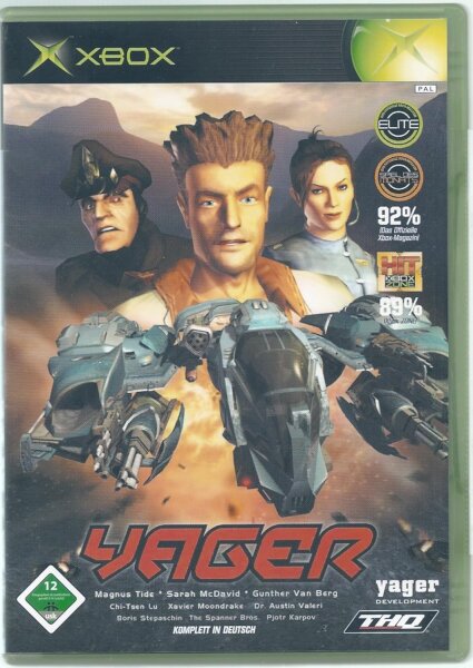 Yager - Xbox Microsoft - neu sealed