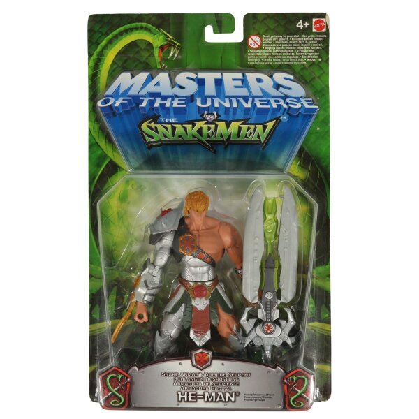 Snake Armor He-Man - MOTU 200X  vs. Snakemen / Masters of the Universe - MOC