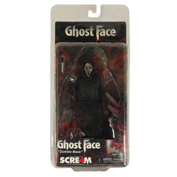 Ghost Face Zombie Mask (18cm) - Scream - Neca MOC