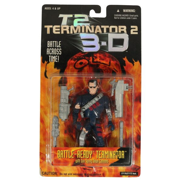 Battle Ready Terminator - Terminator 2 3-D -  Kenner MOC