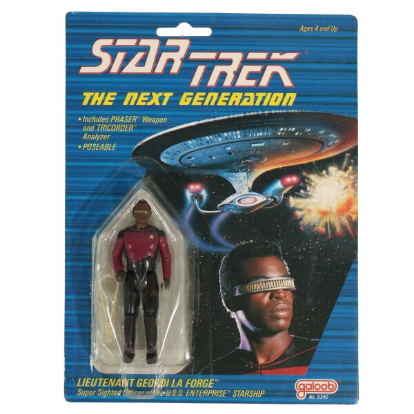 Lieutenant Geordi La Forge - Star Trek TNG Galoob - MOC