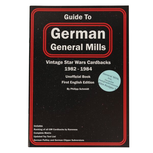 German General Mills Vintage Star Wars Cardback Guide - Neu